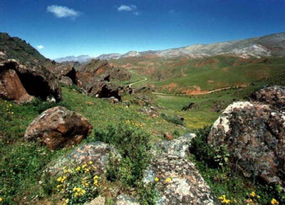 Imagen del valle encantado camino a Cachi.