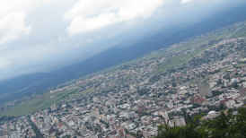 Foto de la ciudad de Salta Capital tomada desde el cerro San Bernardo.