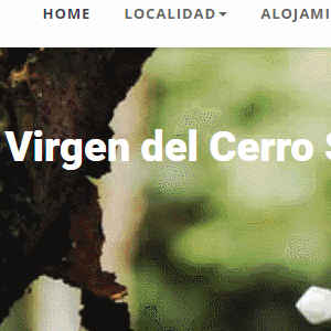 Captura de la página de La Virgen del Cerro, en el barrio de Tres Cerritos de Salta Capital.